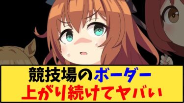 【ウマ娘】「競技場のボーダー上がり続けてヤバい」に対する反応【反応集】