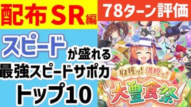 【配布ＳＲ編】スピードが盛れる最強スピードサポカランキング！【ウマ娘】