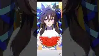 ウマ娘プリティーダービー ヴィブロス うま散歩（海） お食事
